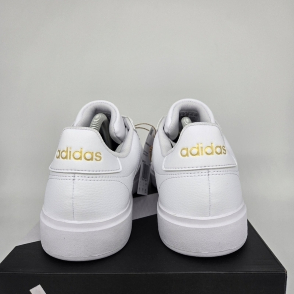 New adidas Grand Court 2.0 Cloud White Gold Metallic Women's Shoes Size 6 - Picture 5 of 8